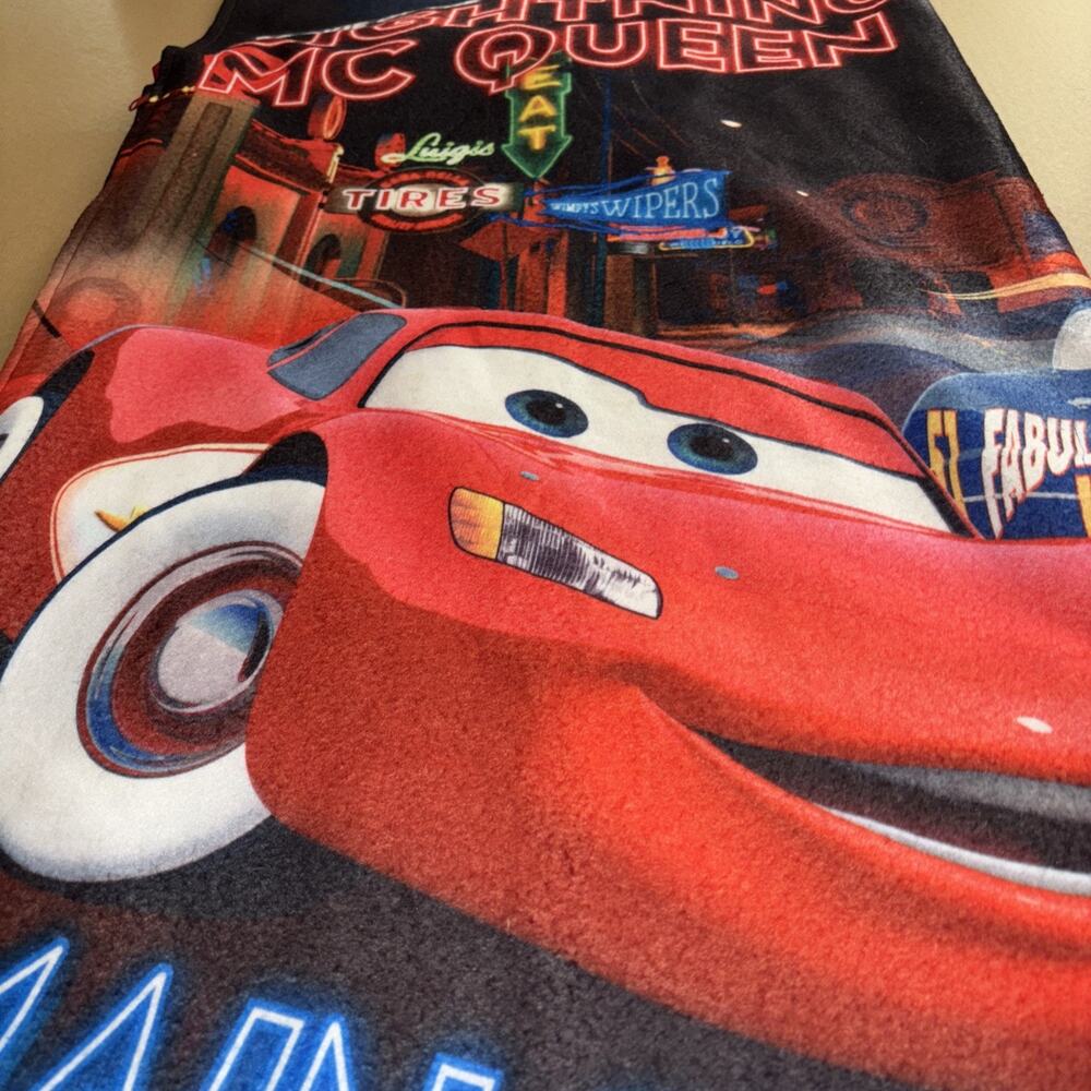 Disney Pixar Cars Lightning McQueen Hudson Hornet Kids Sleeping Bag Supercharged - Picture 2 of 5